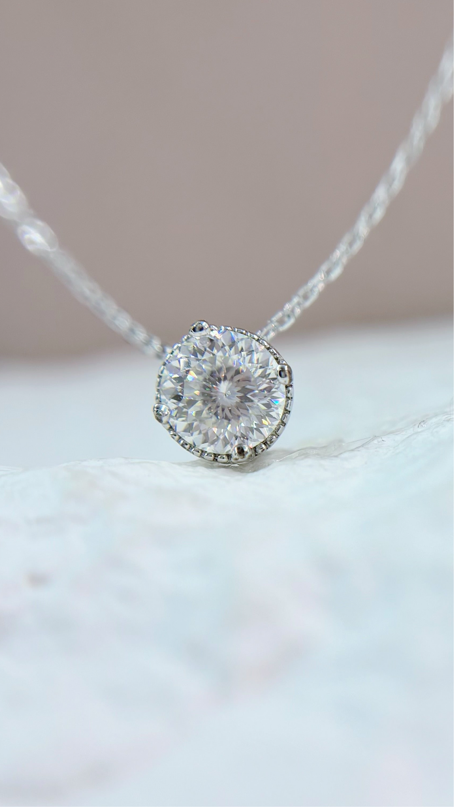 Necklace | 1 Carat | Fancy Cut Colourless