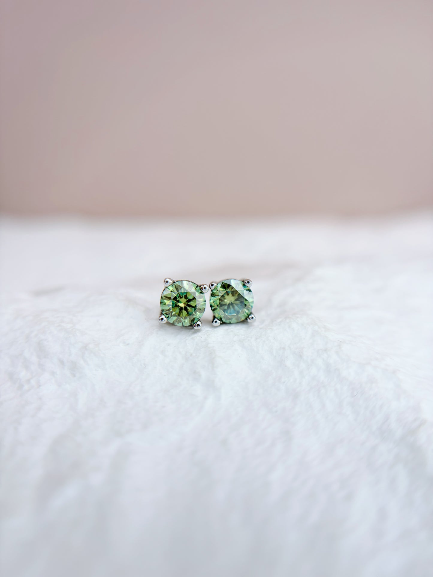Made to Order: Earrings | 0.5 Carat | Forest Green