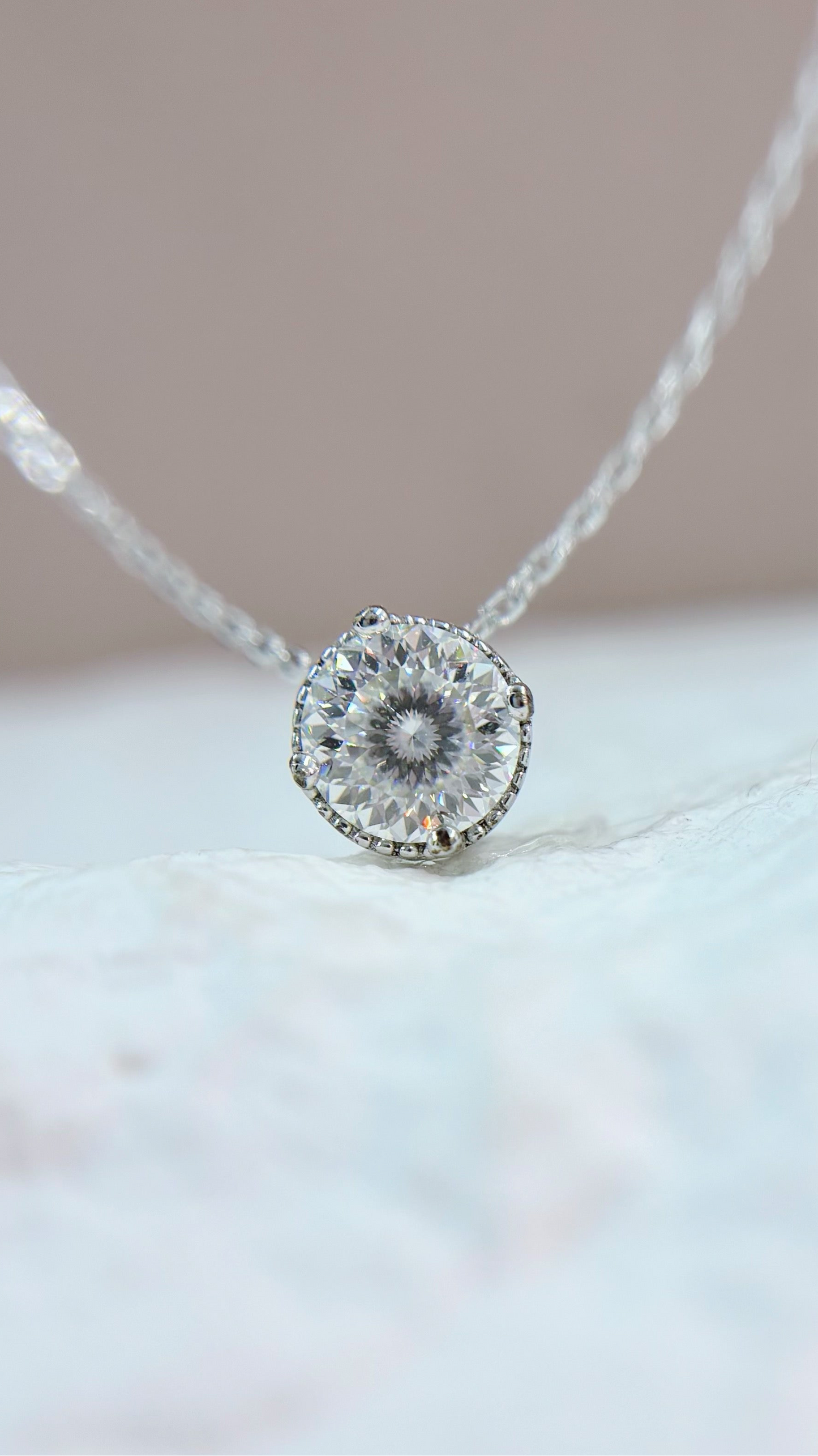 Necklace | 1 Carat | Fancy Cut Colourless