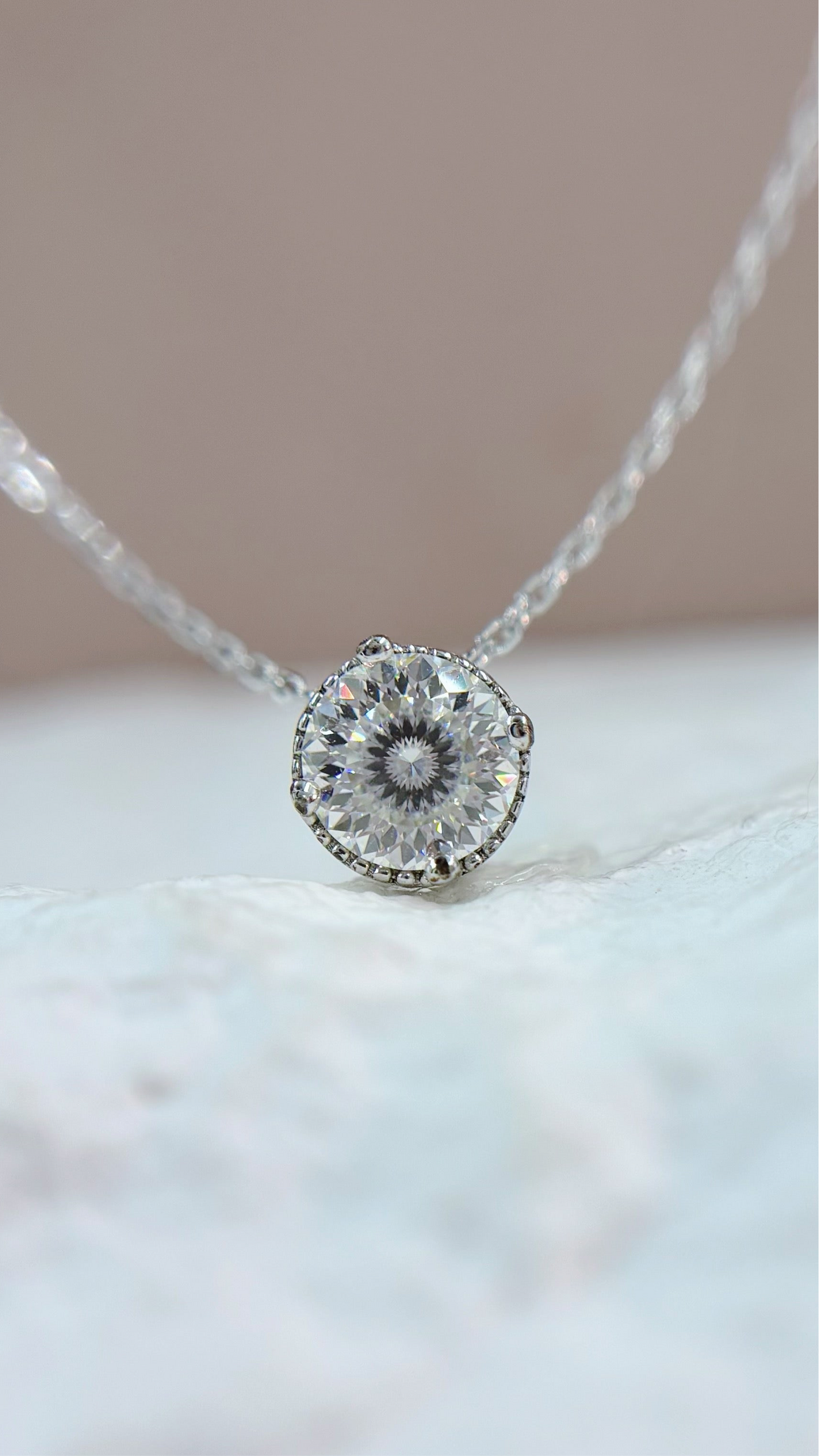 Necklace | 1 Carat | Fancy Cut Colourless