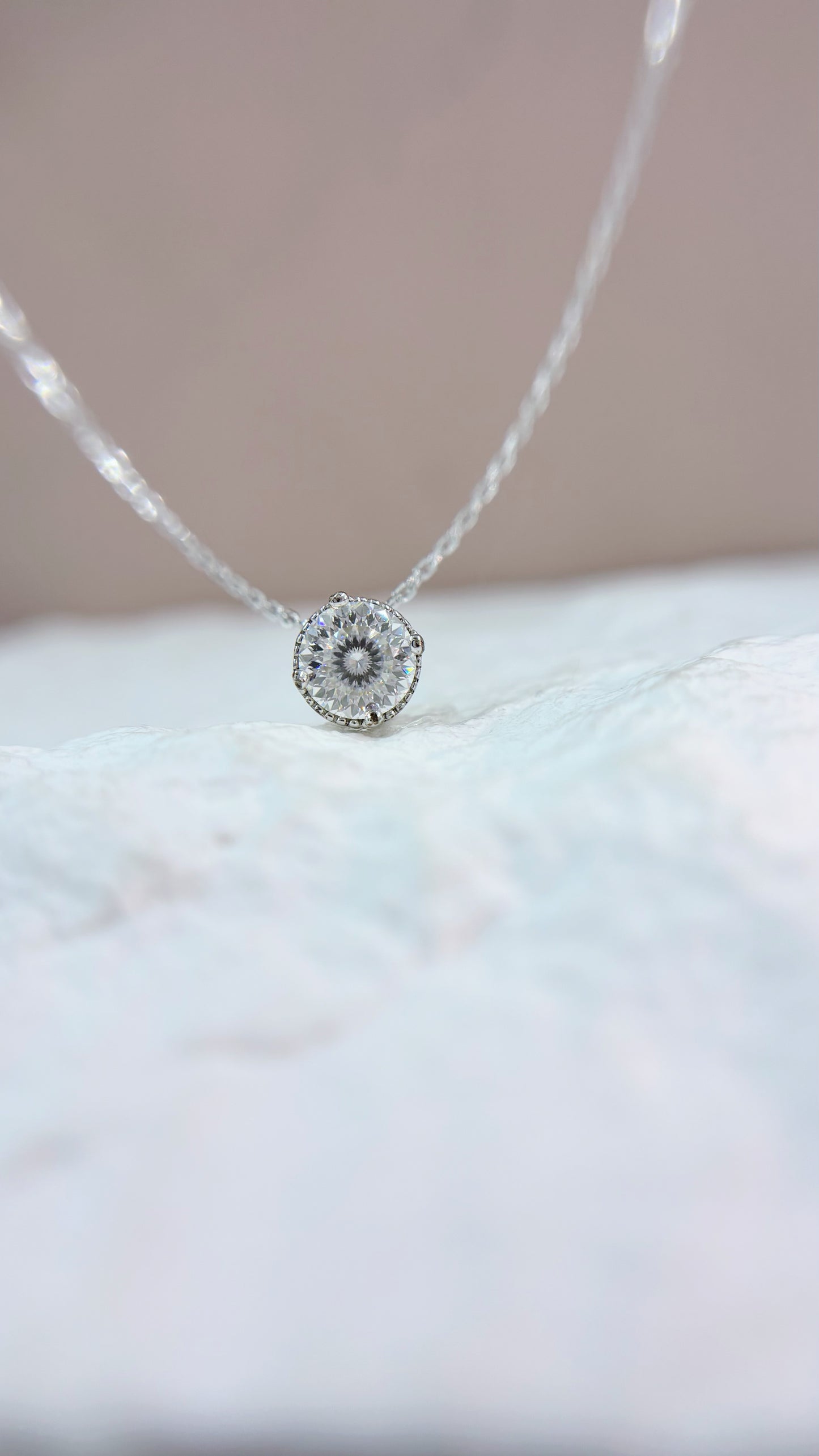 Necklace | 1 Carat | Fancy Cut Colourless
