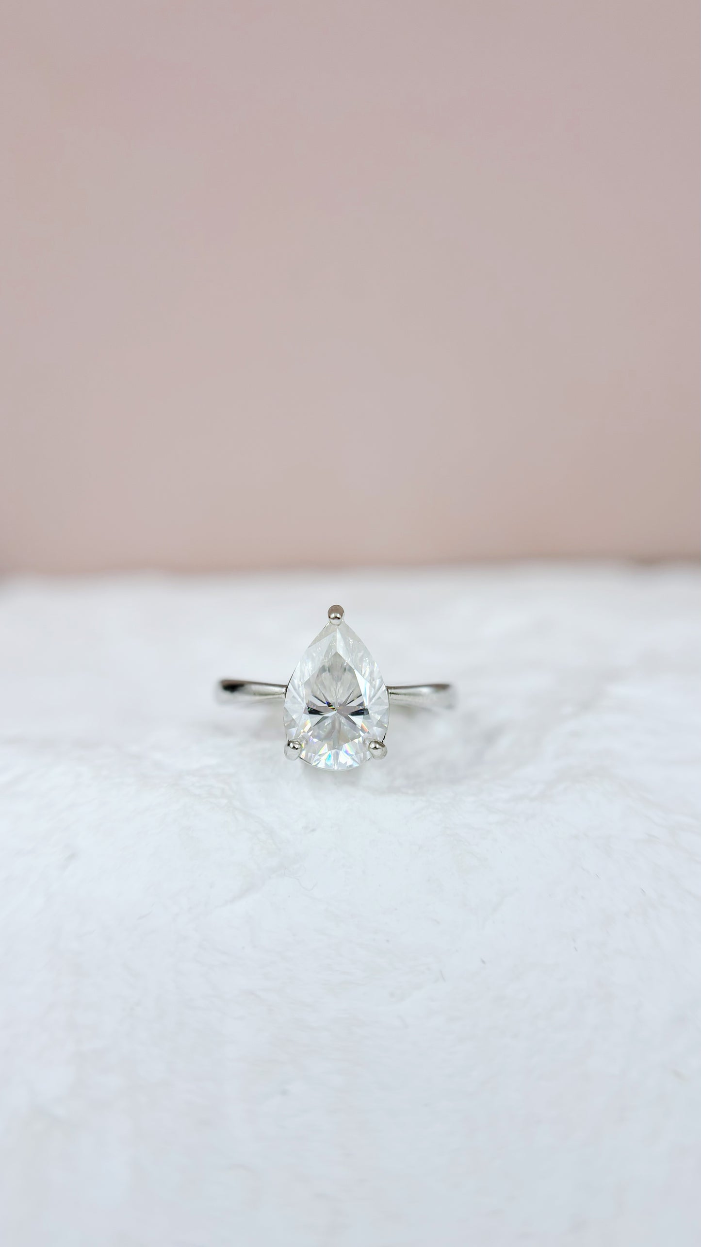 Made To Order: Ring | Pear Cut | Colourless