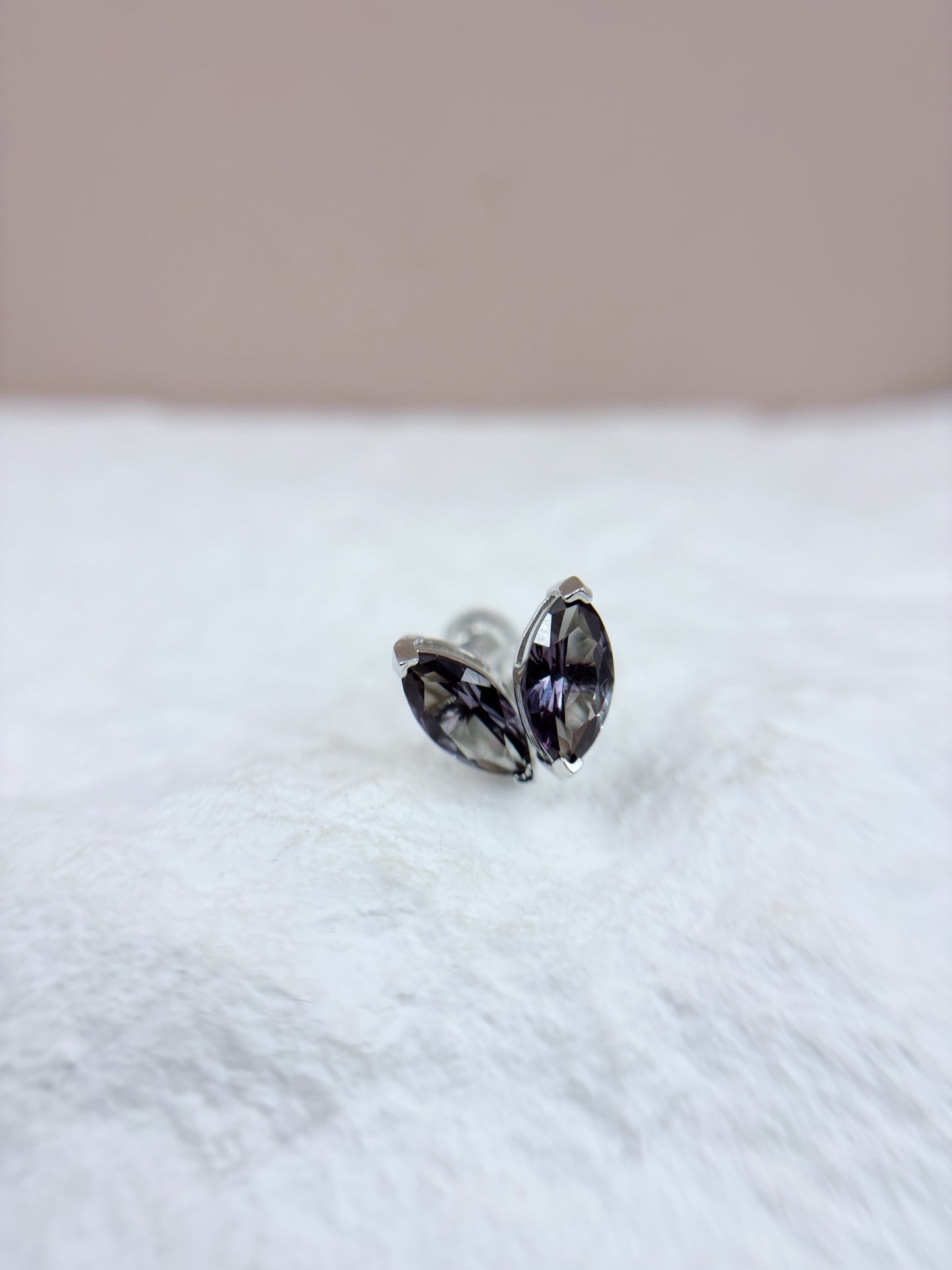 Earrings | 1 Carat | Alexandrite in Marquise