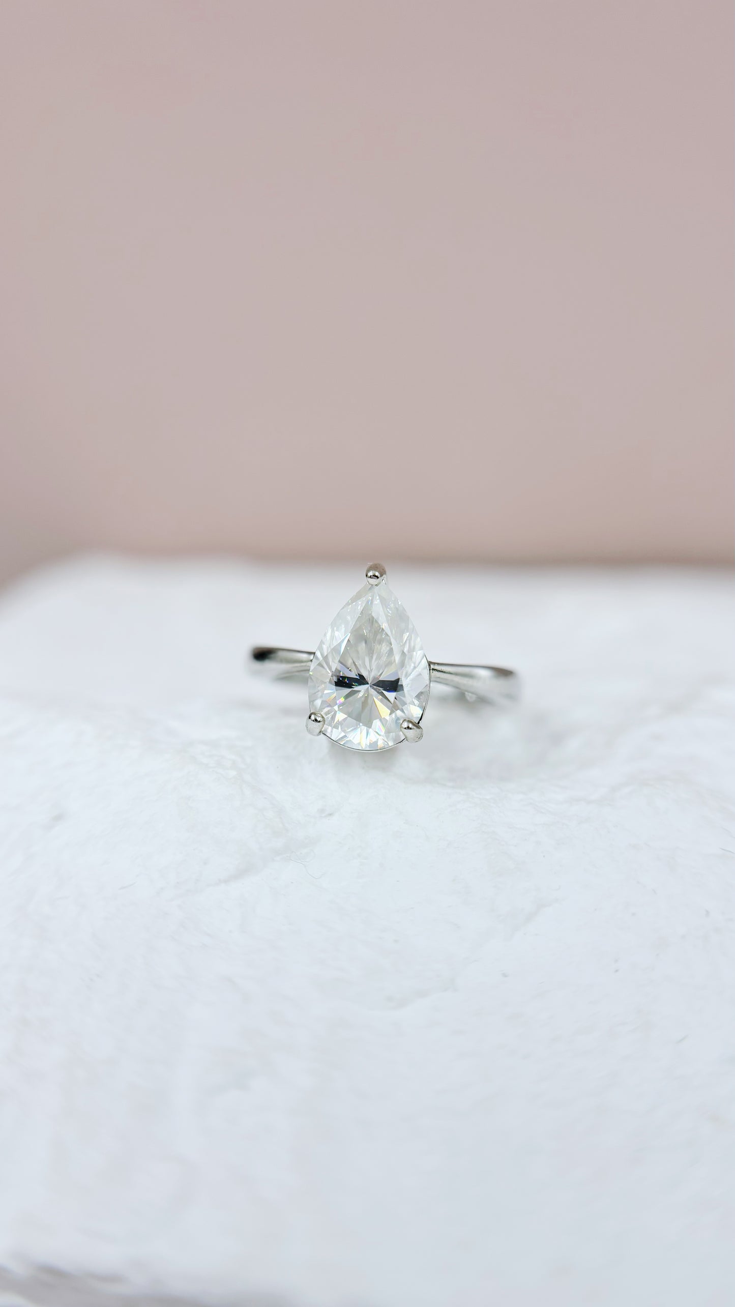 Made To Order: Ring | Pear Cut | Colourless