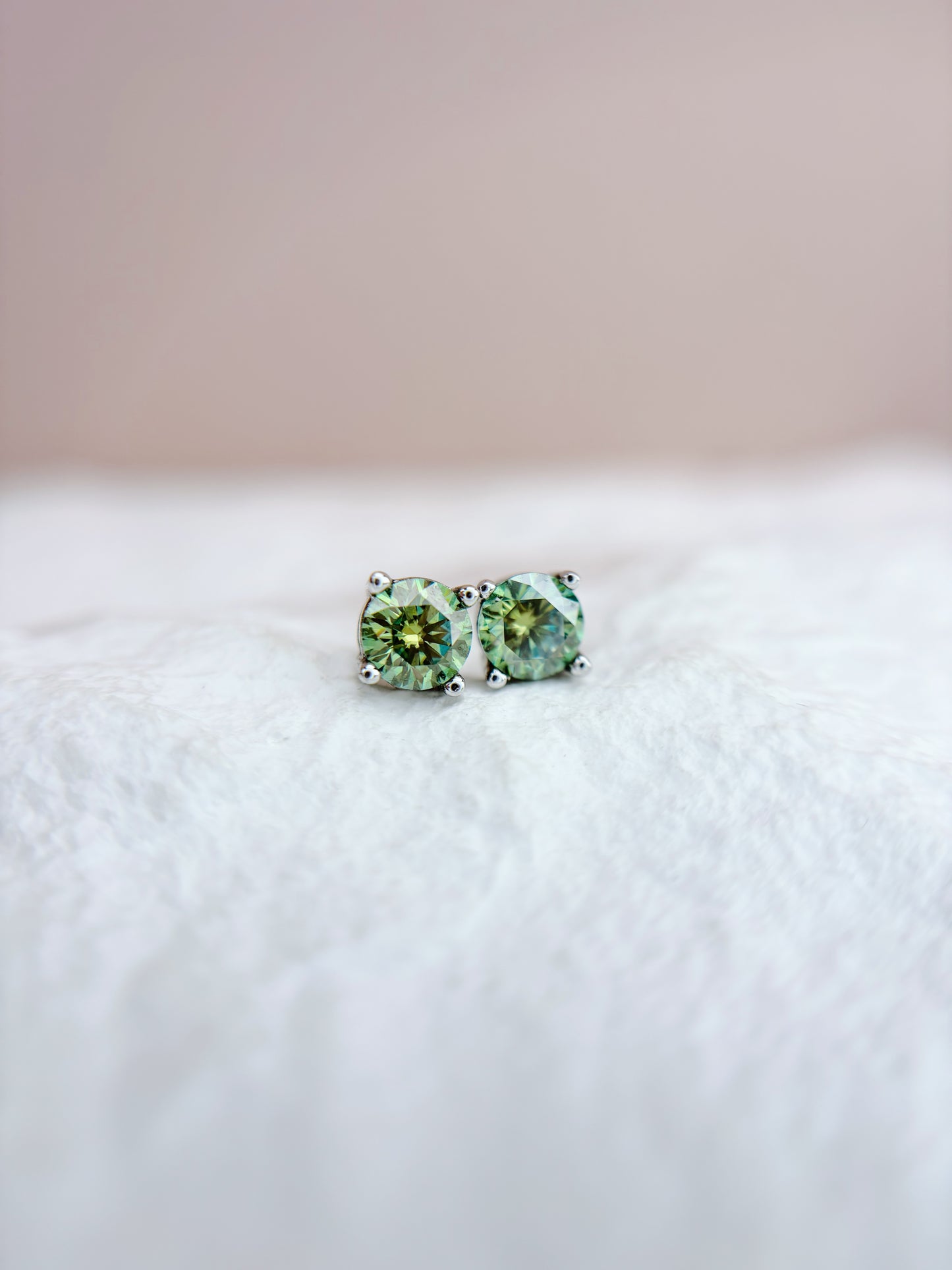 Made to Order: Earrings | 0.5 Carat | Forest Green