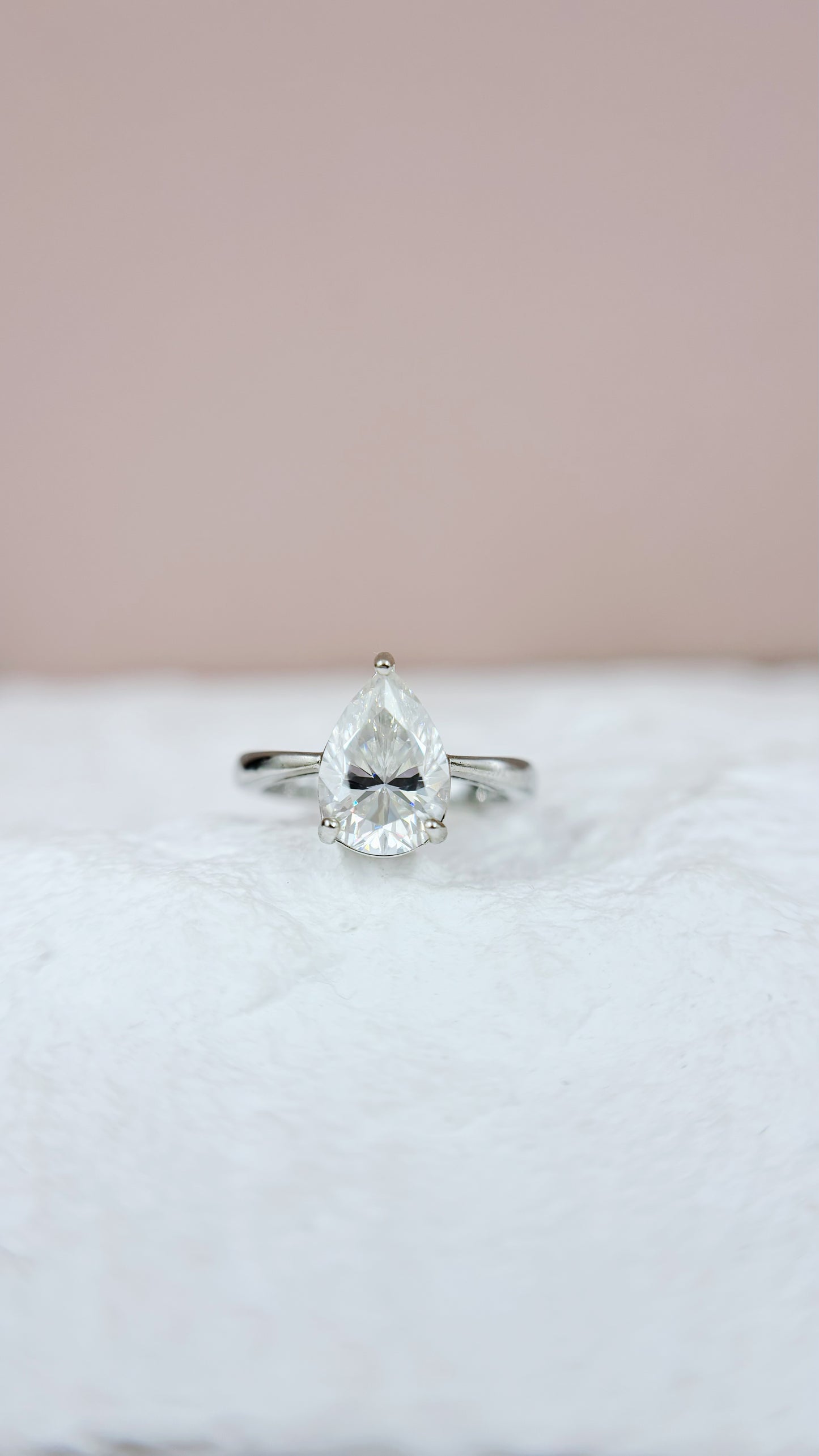 Made To Order: Ring | Pear Cut | Colourless