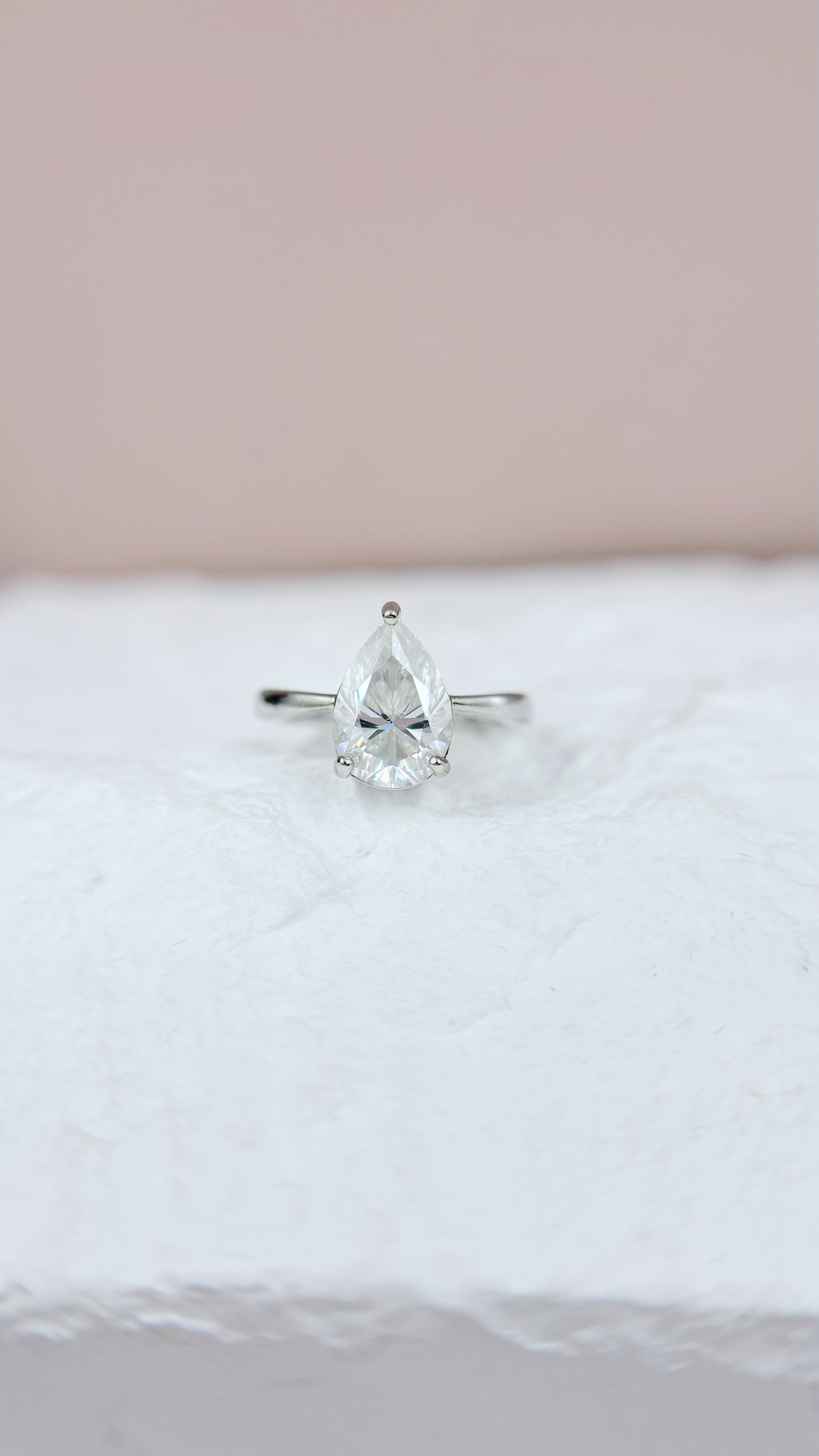 Made To Order: Ring | Pear Cut | Colourless