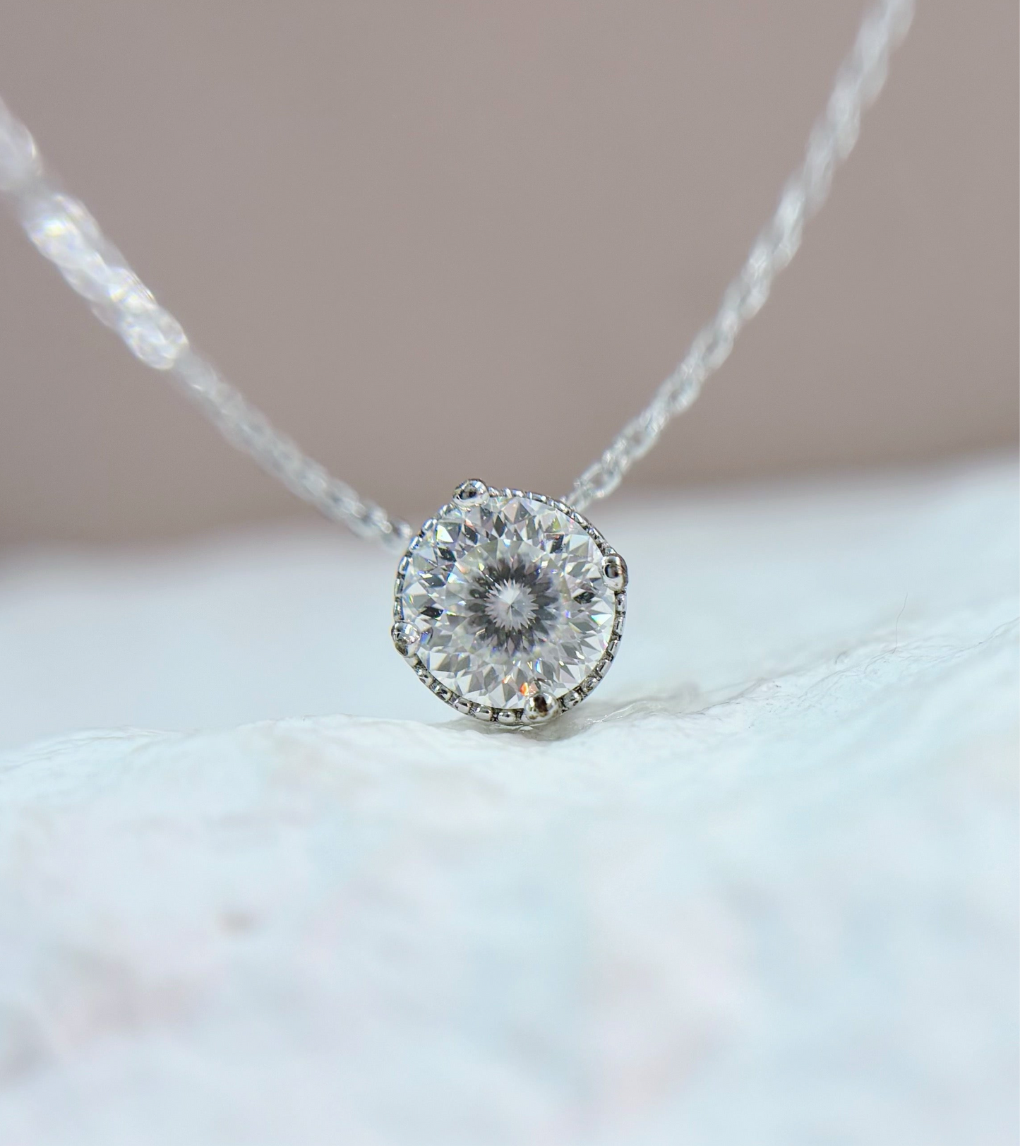 Necklace | 1 Carat | Fancy Cut Colourless