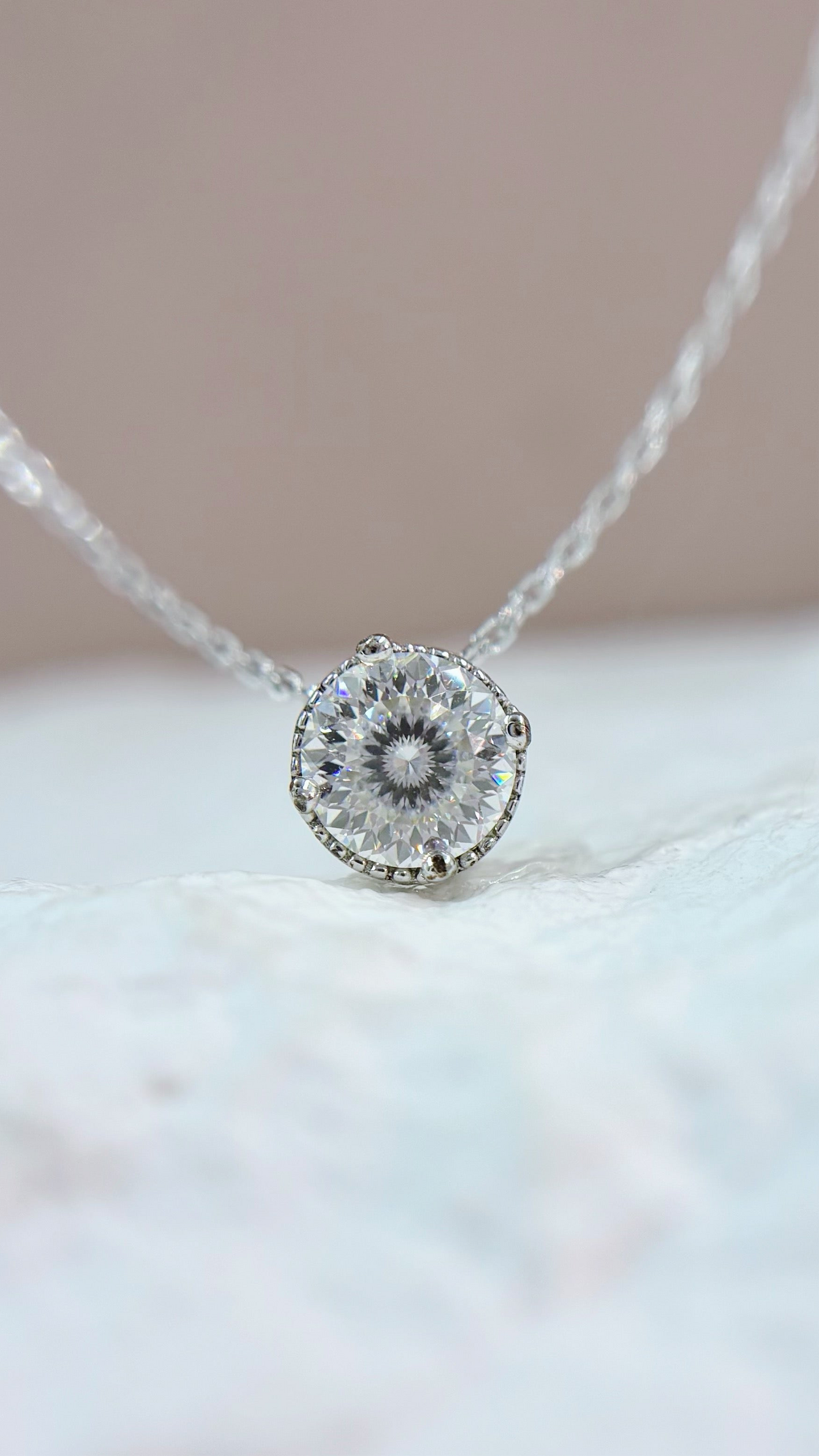 Necklace | 1 Carat | Fancy Cut Colourless