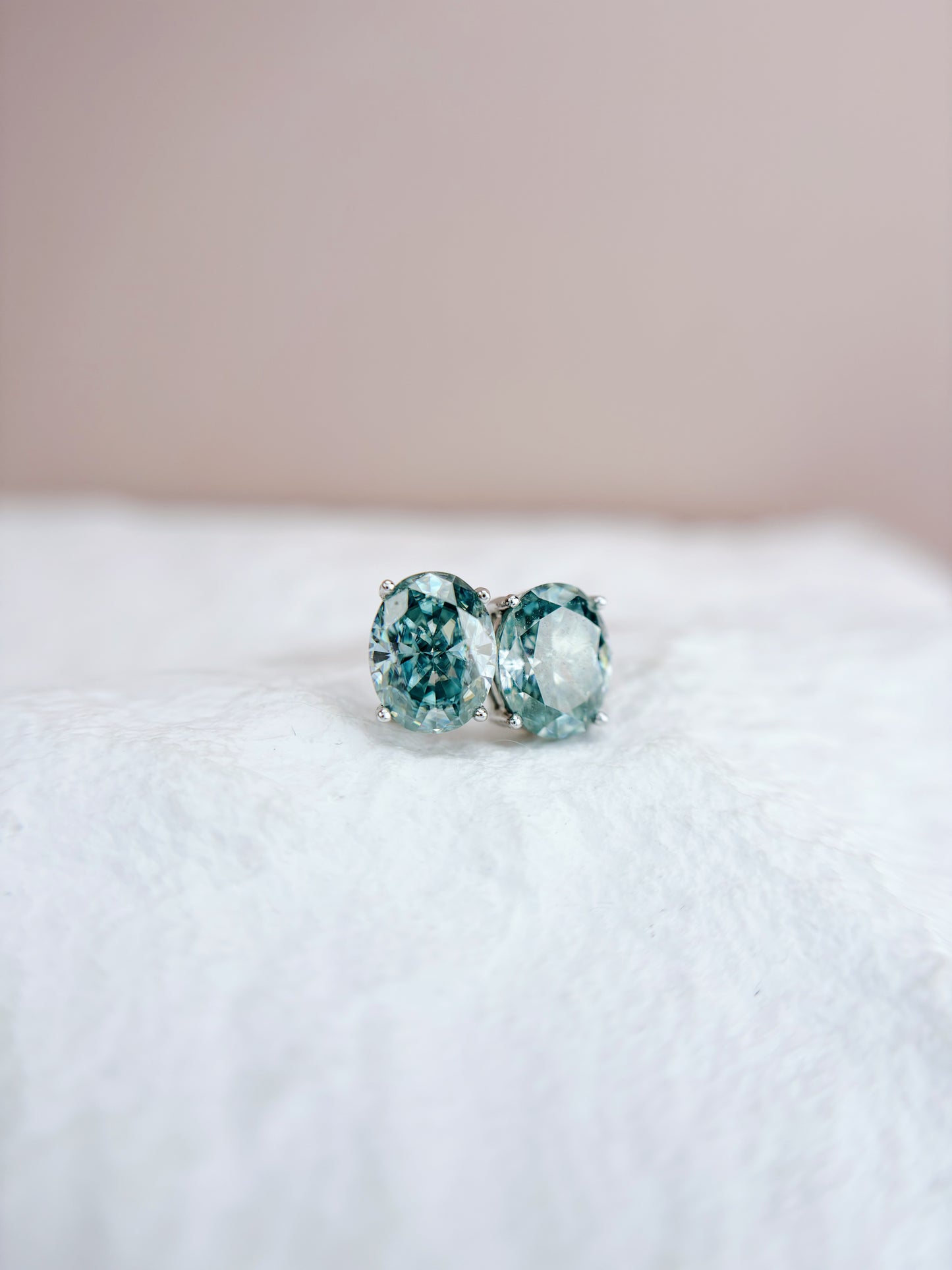 Earrings | 2 Carat | Glacier Blue