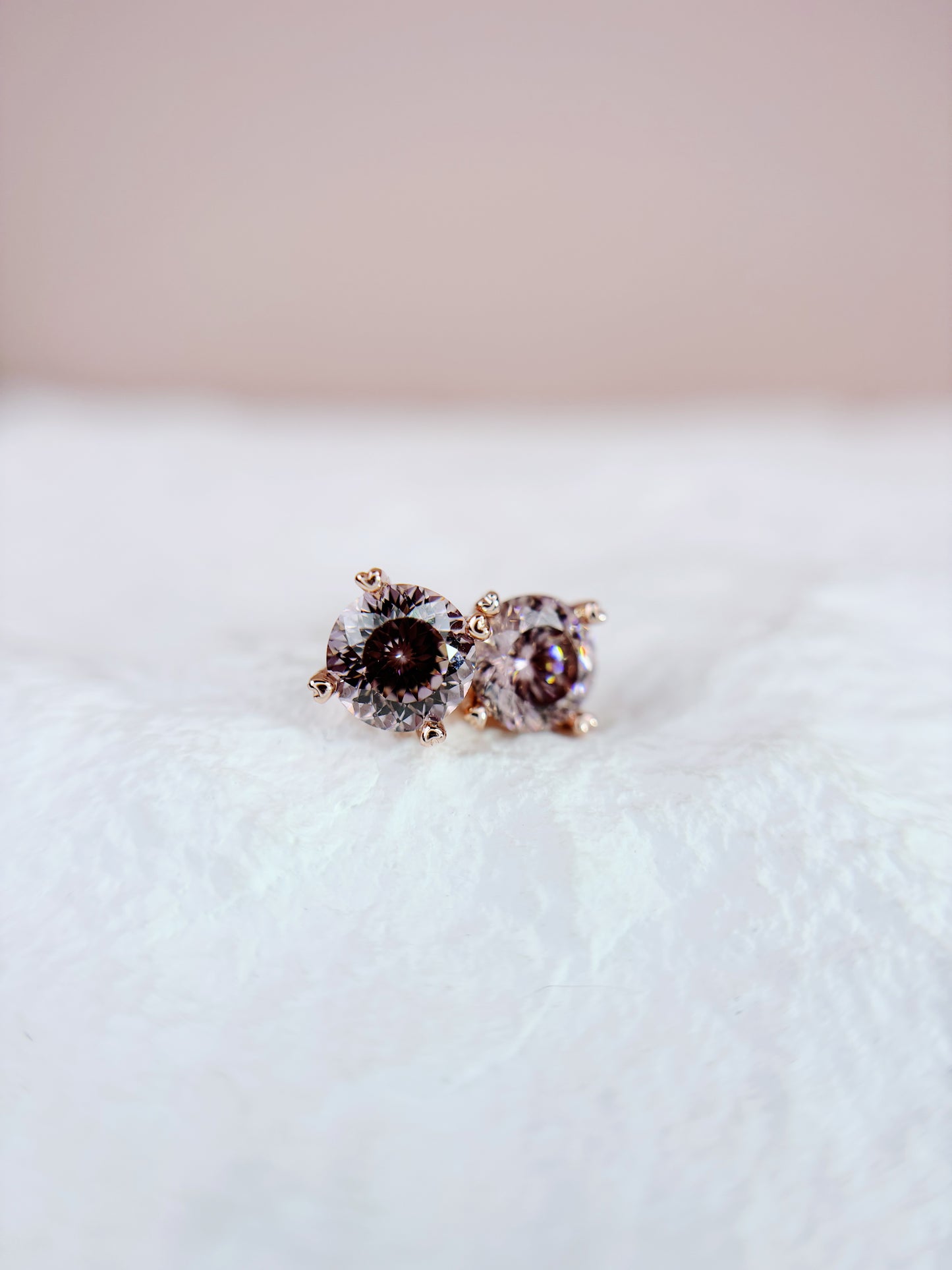 Earrings | 1 Carat | Rose Spinels