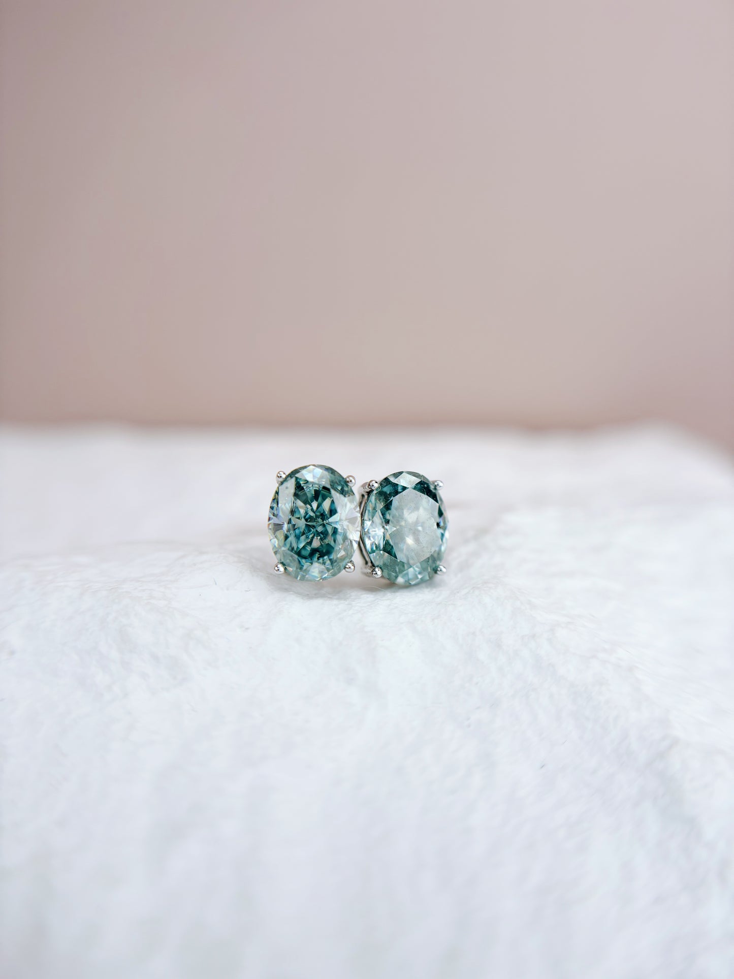 Earrings | 2 Carat | Glacier Blue