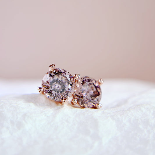 Earrings | 1 Carat | Rose Spinels