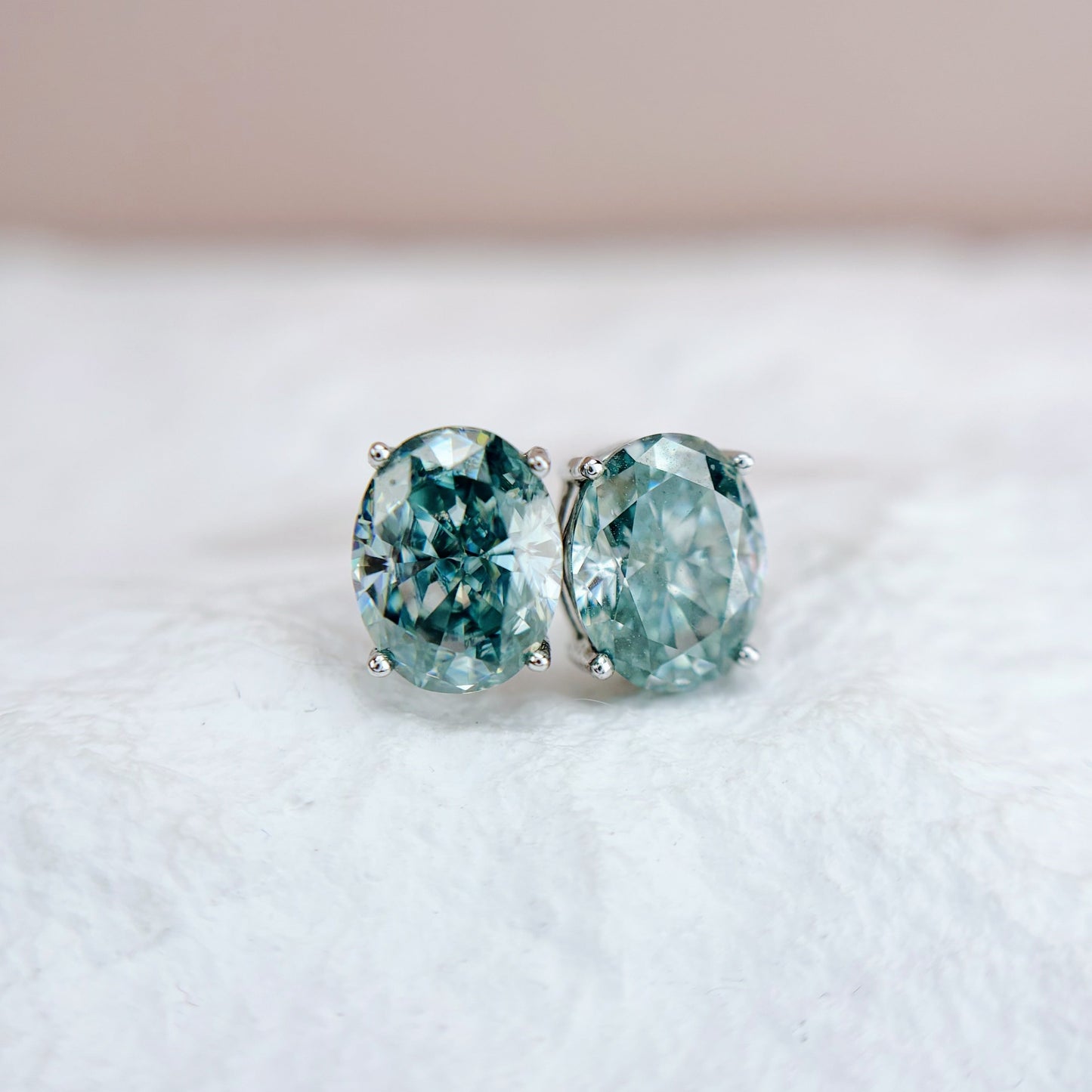 Earrings | 2 Carat | Glacier Blue