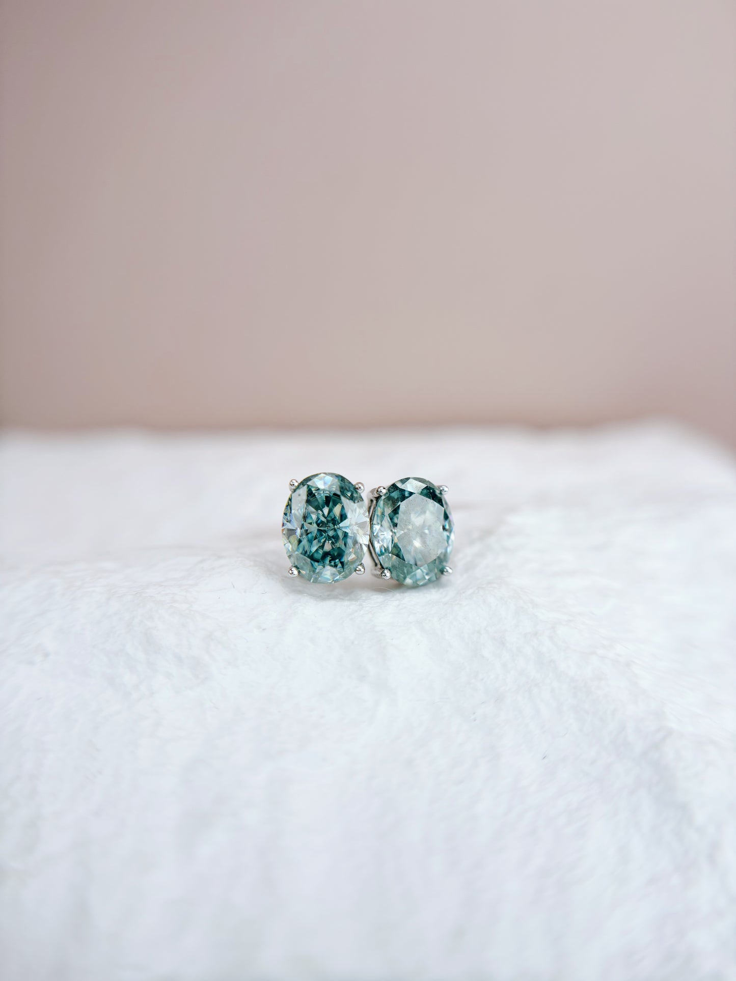 Earrings | 2 Carat | Glacier Blue