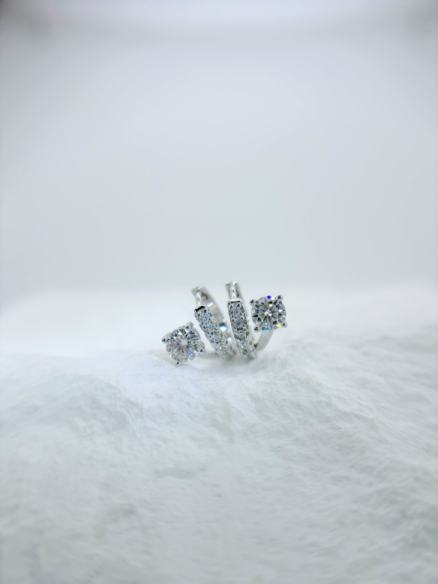 Earrings | Stellar Huggies in 0.5 Carat