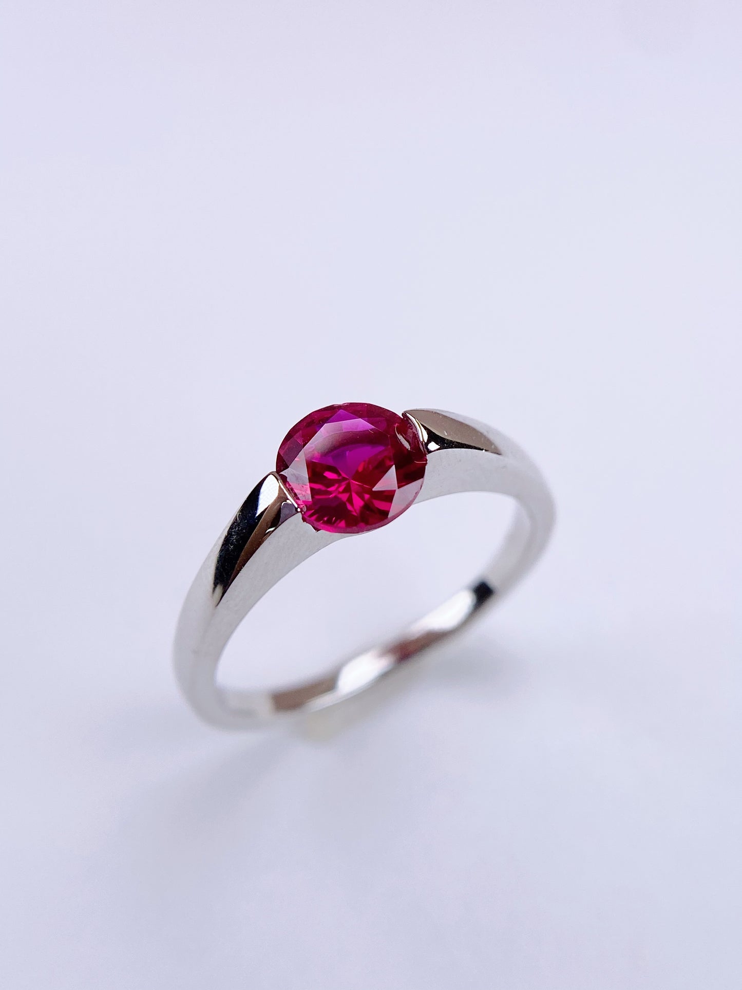 Ring | 1 Carat | Ungraded Lab Sapphire #17