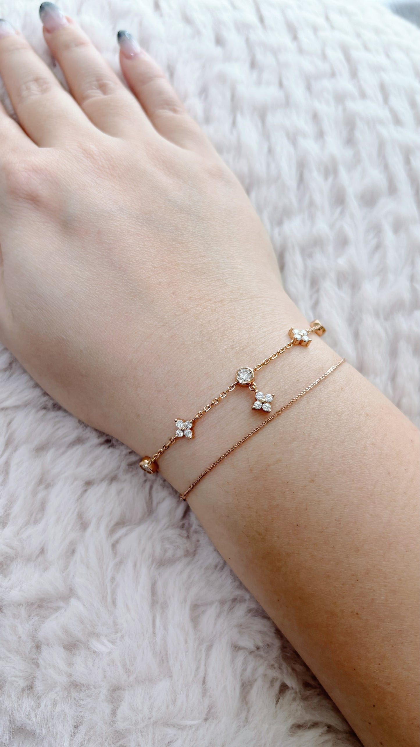 Bracelet | Rosy Mini Clover