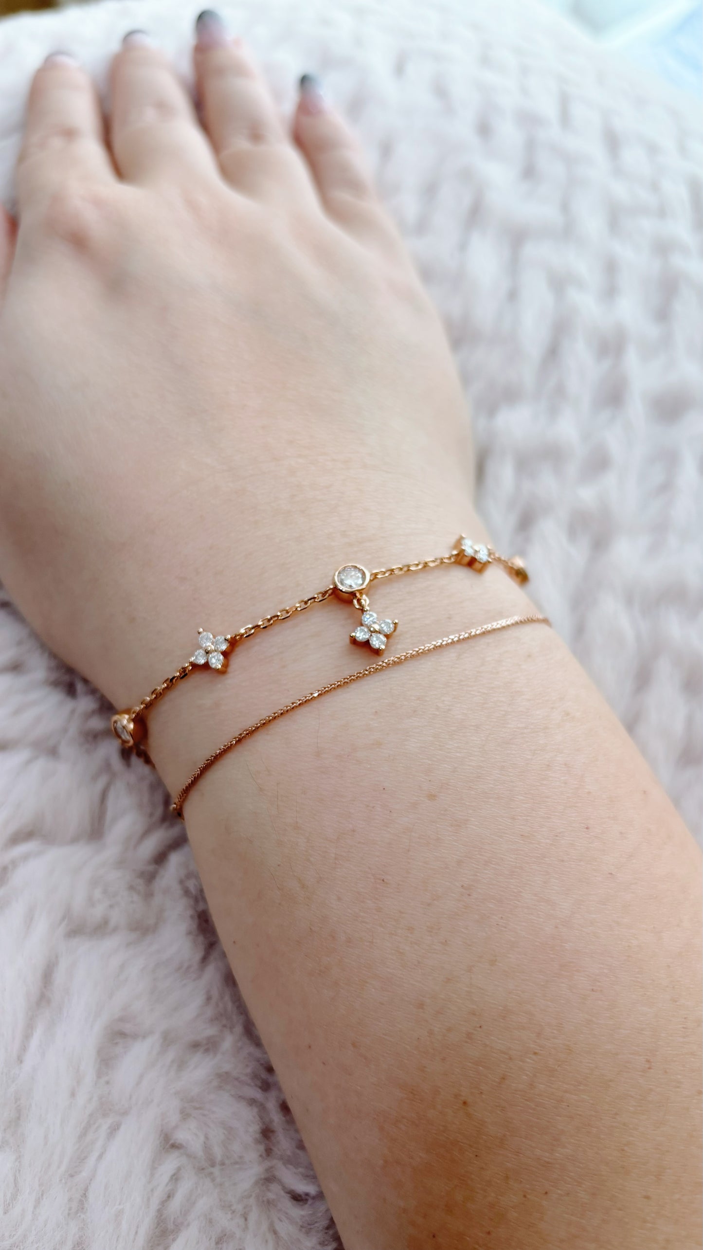 Bracelet | Rosy Mini Clover