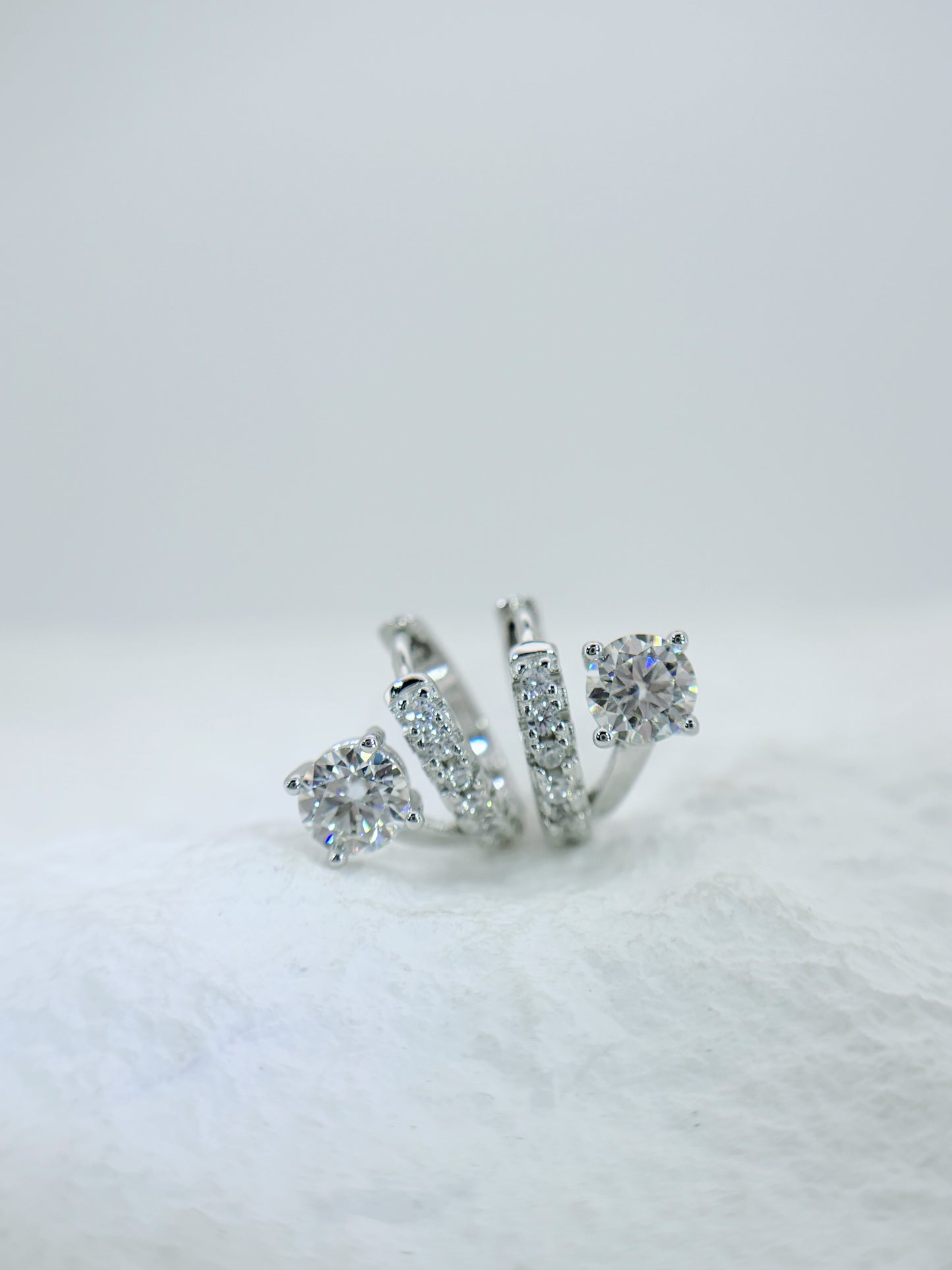 Earrings | Stellar Huggies in 0.5 Carat