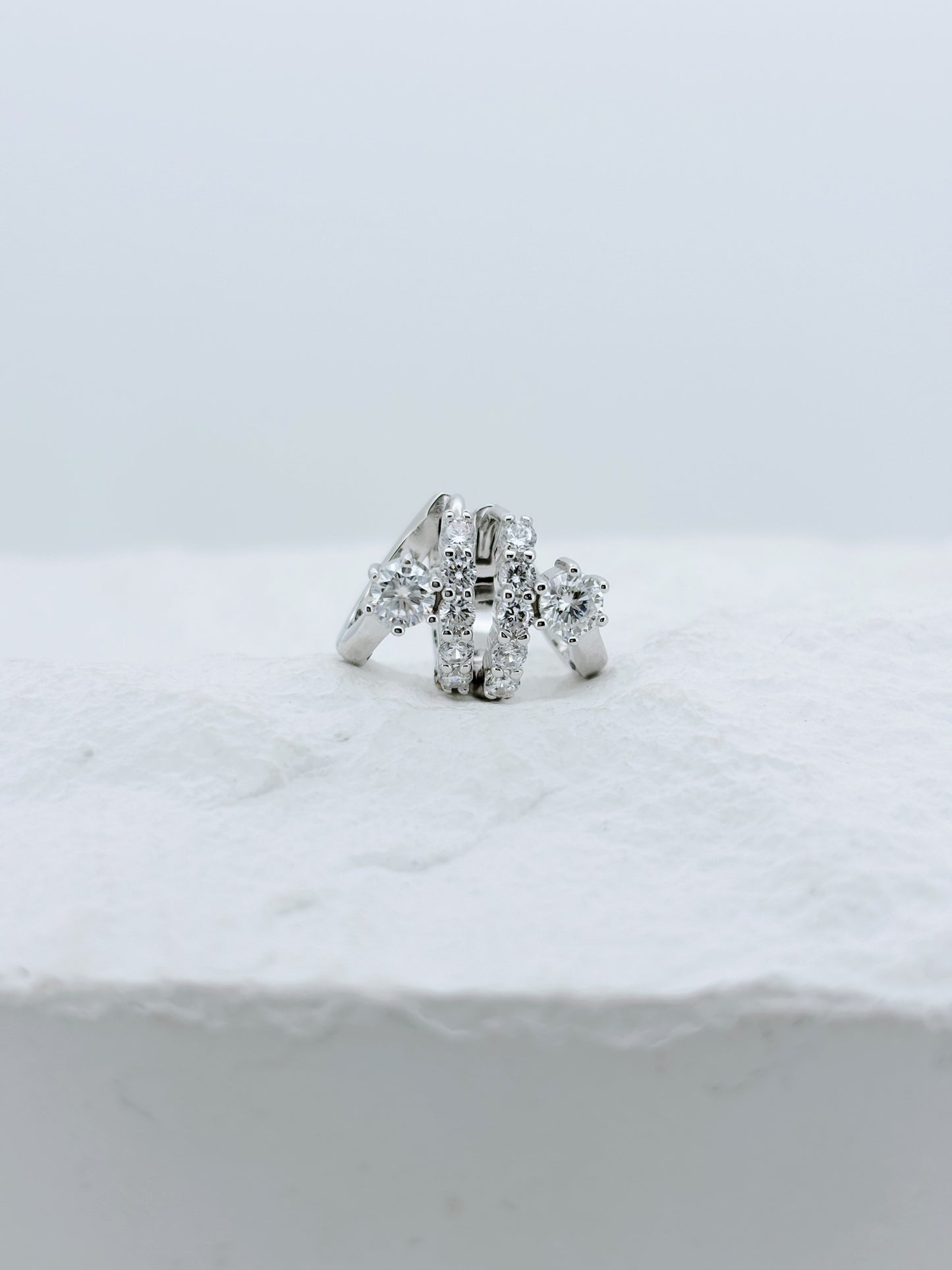 Earrings | Stellar Huggies in 0.3 Carat