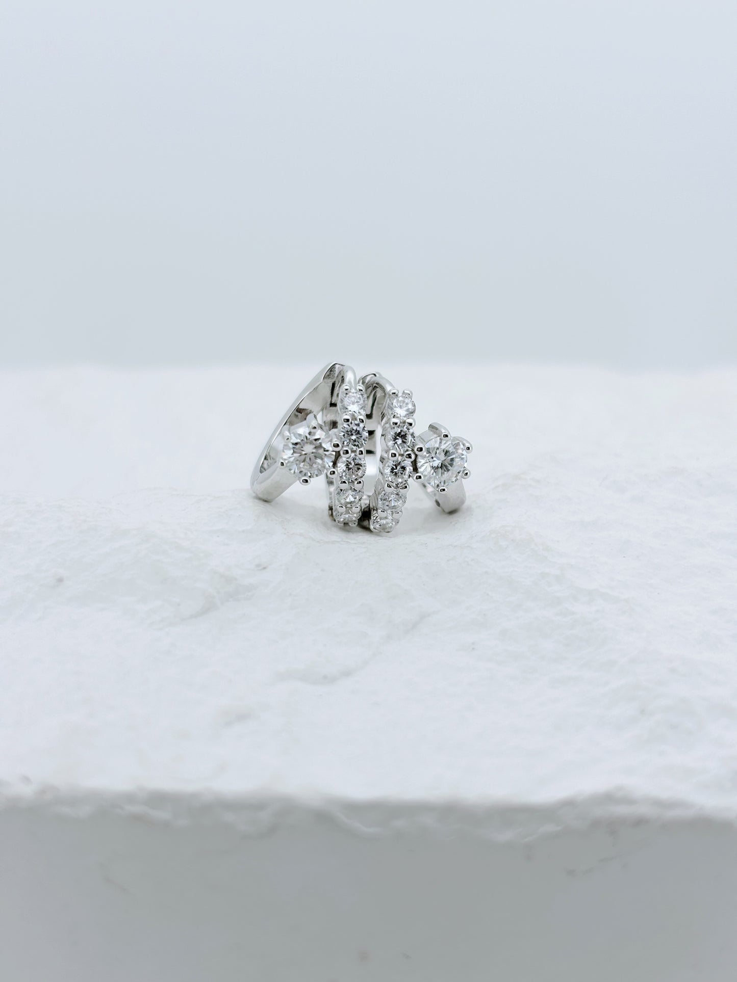 Earrings | Stellar Huggies in 0.3 Carat