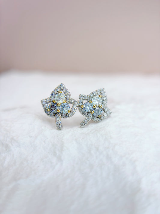 Earrings | 0.3 Carats | Blue