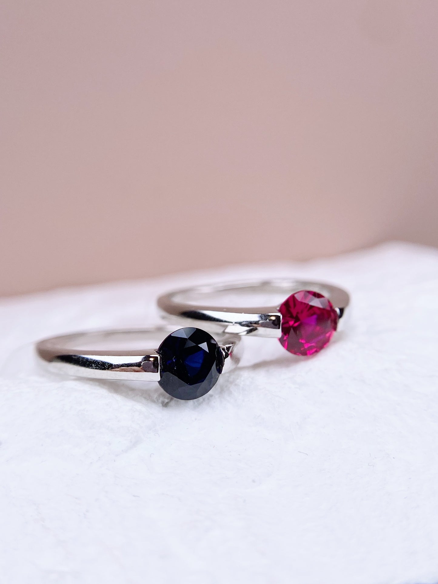 Ring | 1 Carat | Ungraded Lab Sapphire #17