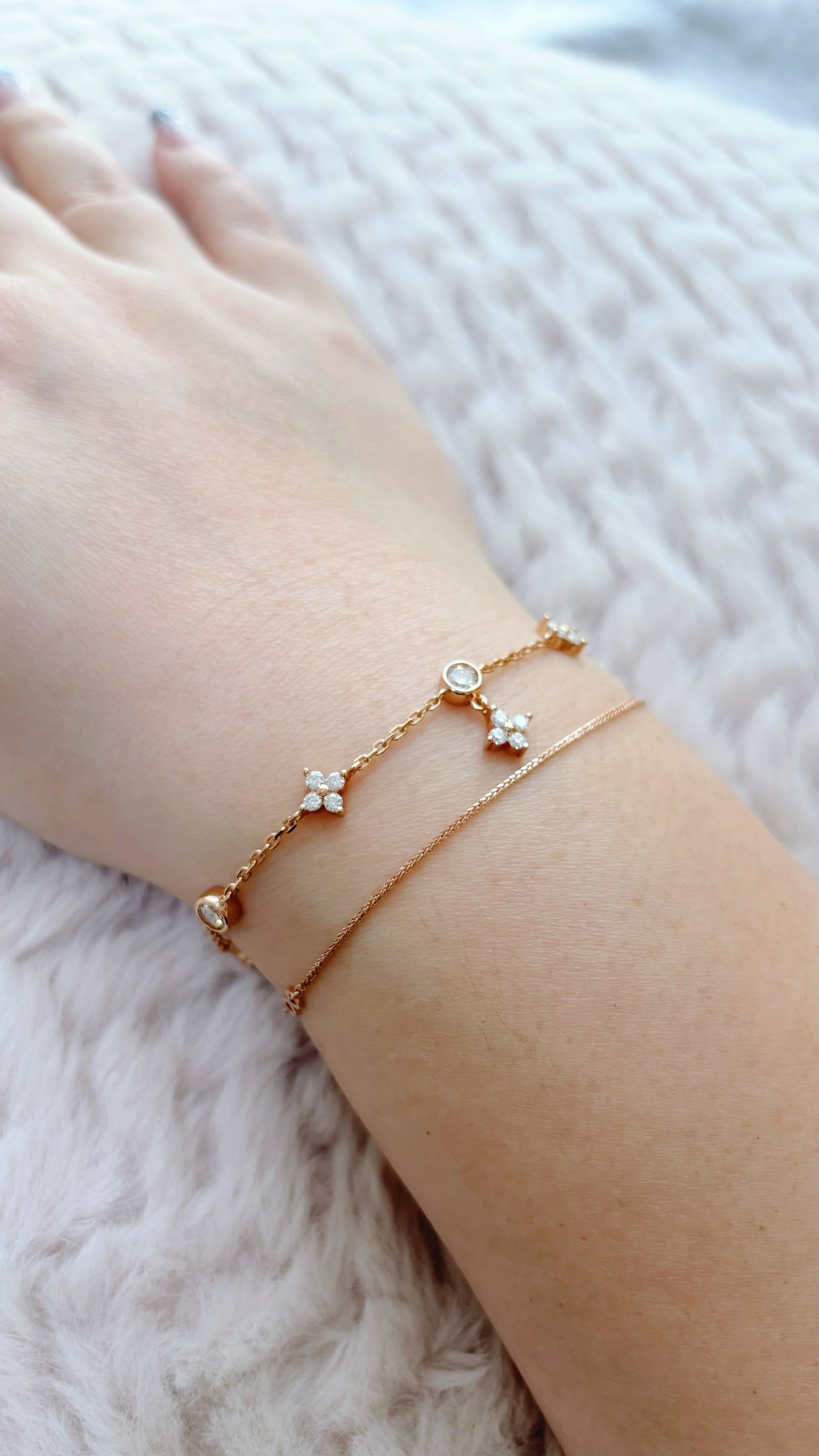 Bracelet | Rosy Mini Clover