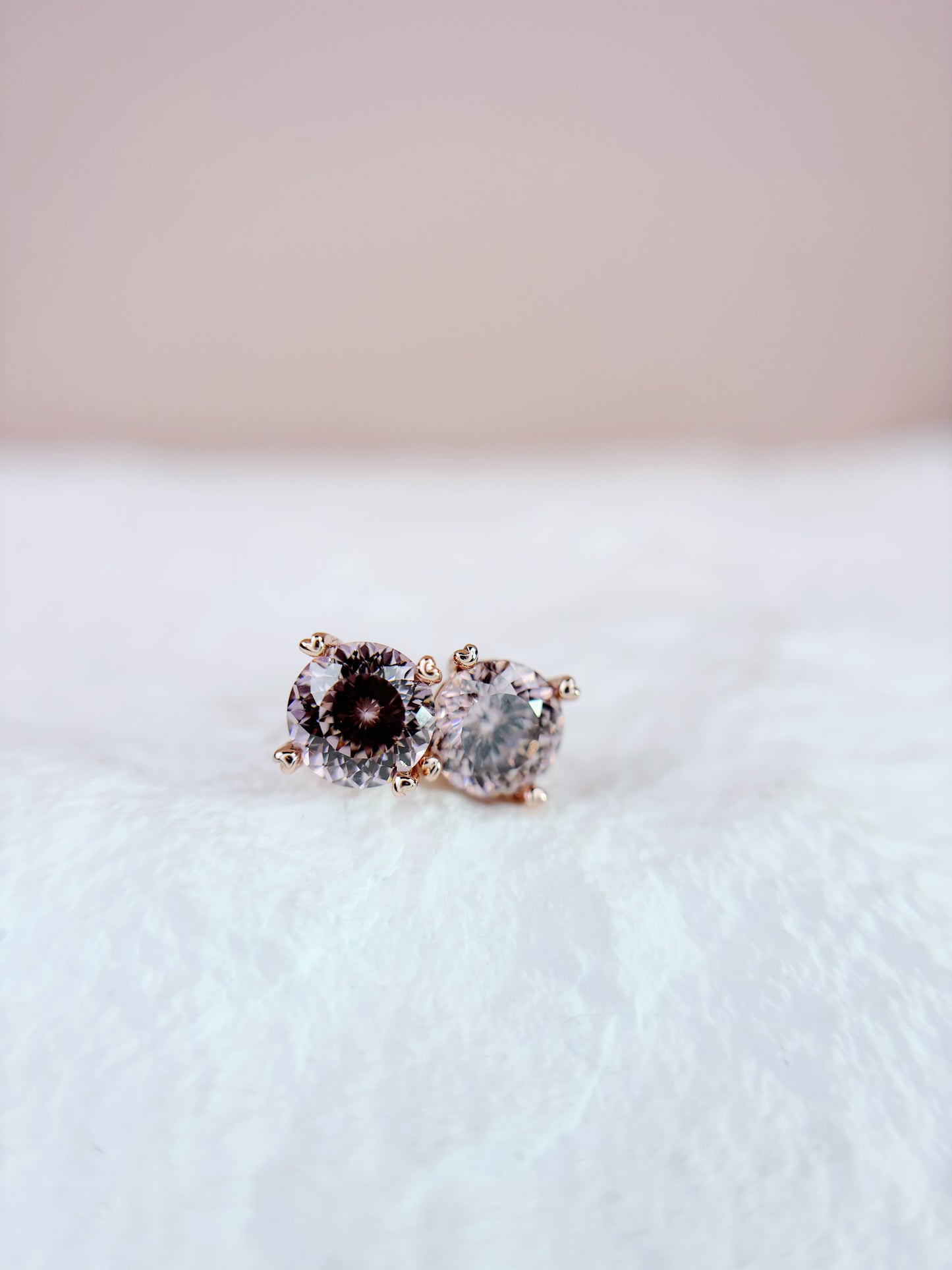 Earrings | 1 Carat | Rose Spinels